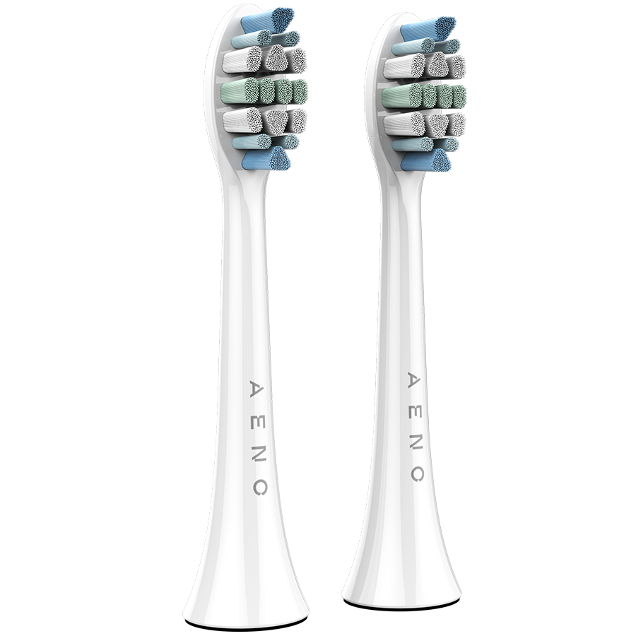 AENO Replacement toothbrush heads, White, Dupont