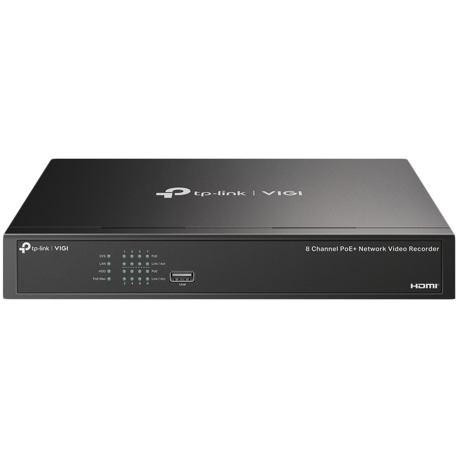 8 Channel PoE+ Network Video RecorderSPEC