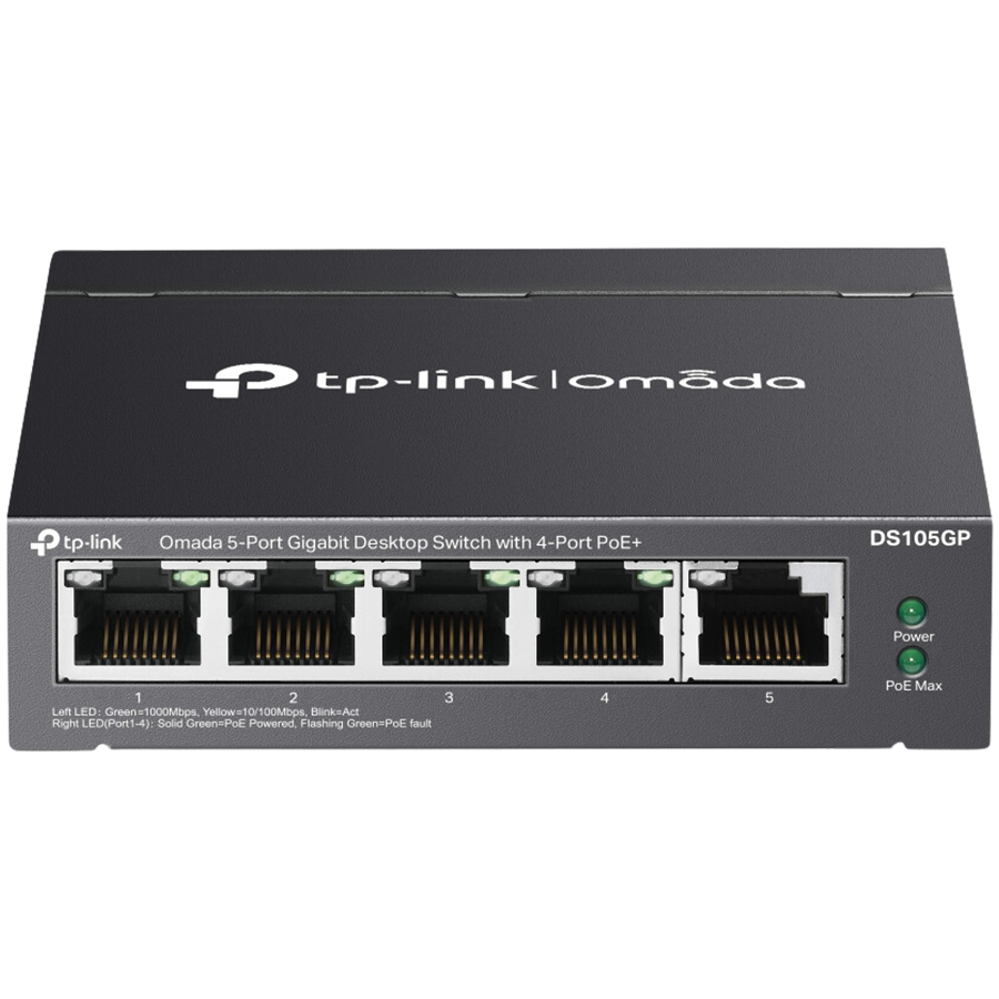 Omada 5-Port Gigabit Desktop Switch with  4-Port