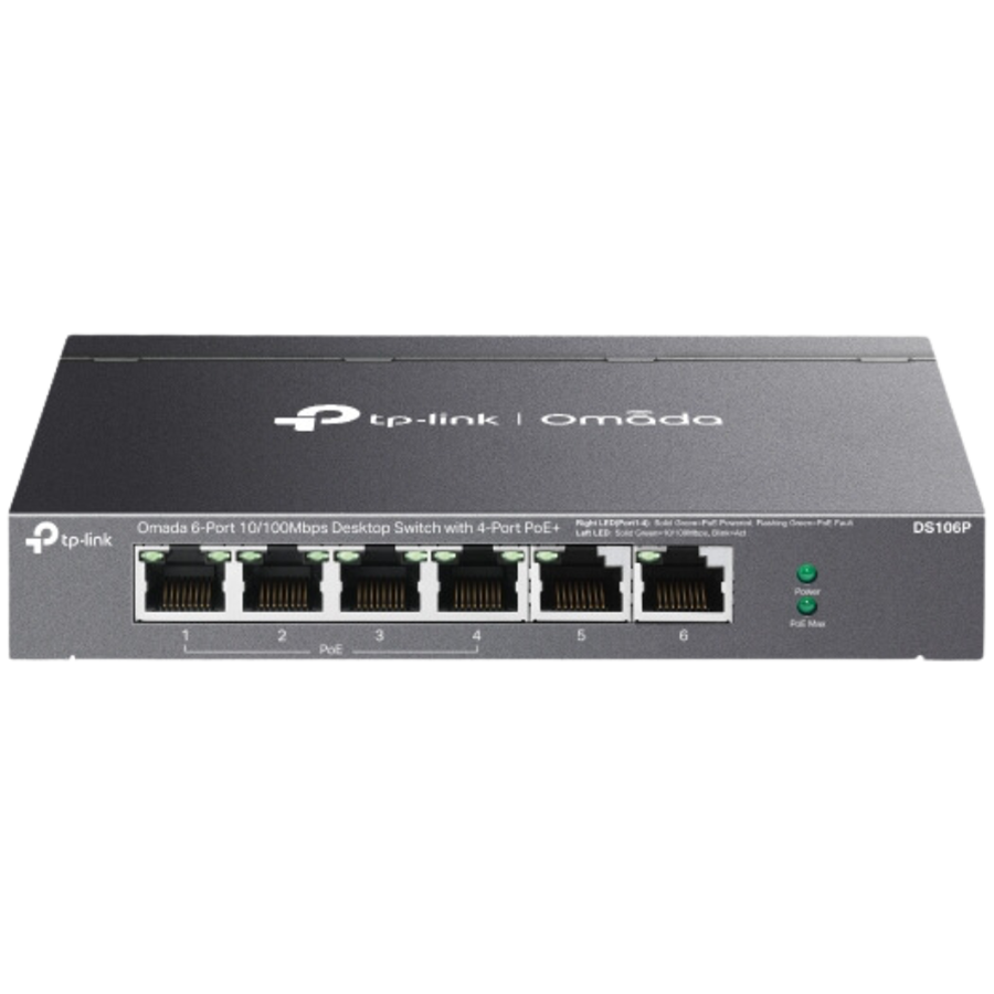 Omada 6-Port 10/100 Mbps Desktop Switch with