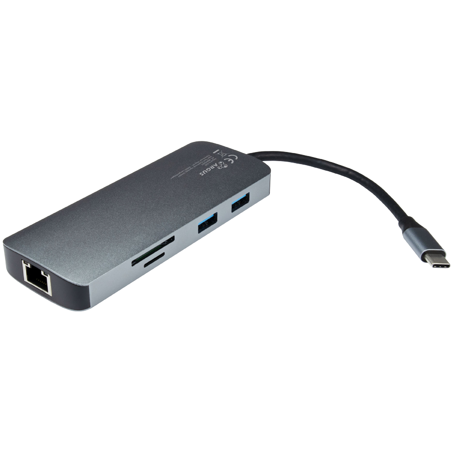 Inter-Tech AC Argus H-428 7in1 Adapter USB C