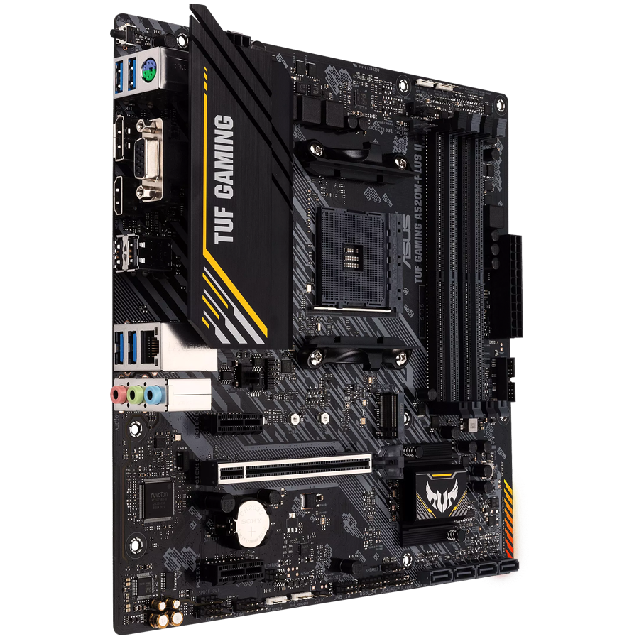ASUS TUF GAMING A520M-PLUS II AM4 mATX MB - AMD