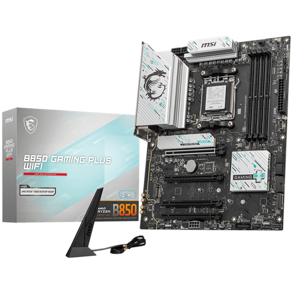 MSI B850 GAMING PLUS WIFI Motherboard, ATX