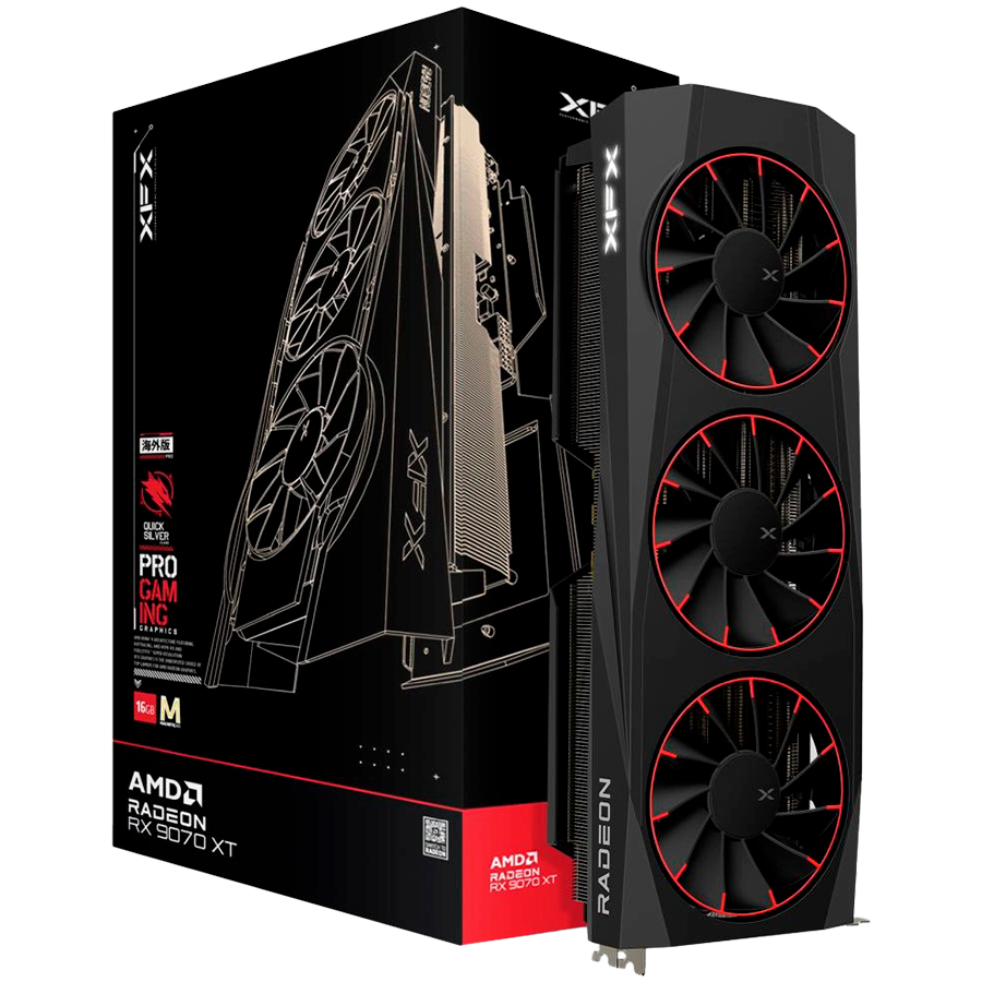XFX Quicksilver AMD Radeon RX 9070XT Magnetic Air