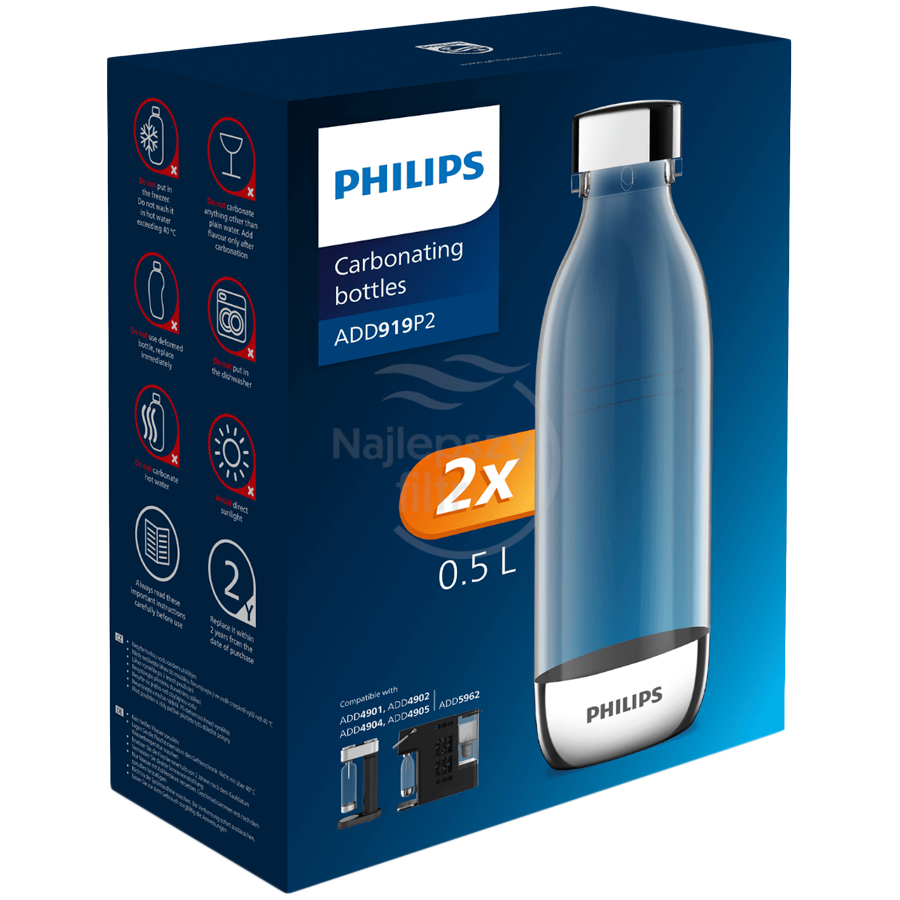 PHILIPS ADD919P2/10 Boca za soda vodu VIVA, 0.5