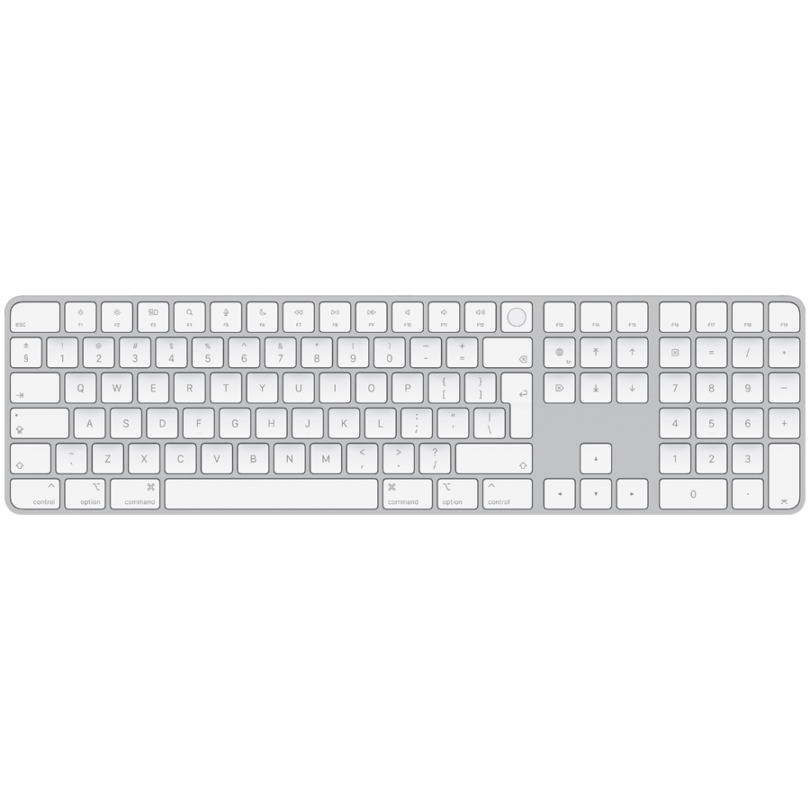 Magic Keyboard with Touch ID and Numeric Keypad