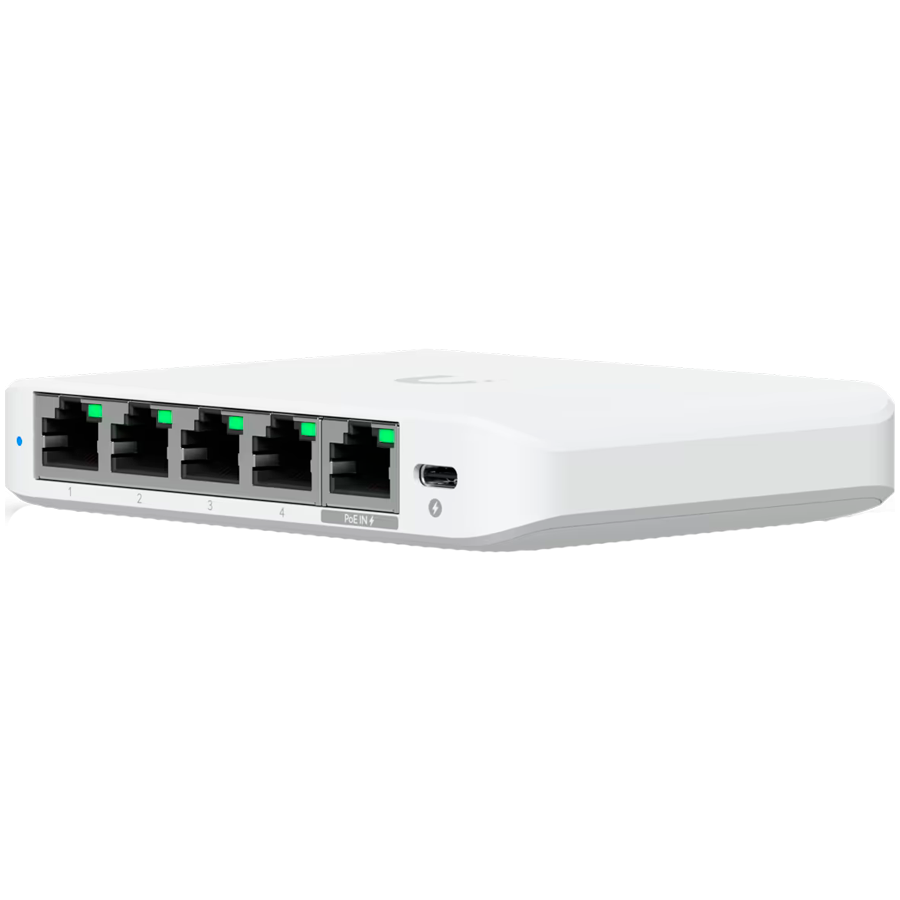 Ubiquiti 5-port 2.5G switch that can be powered