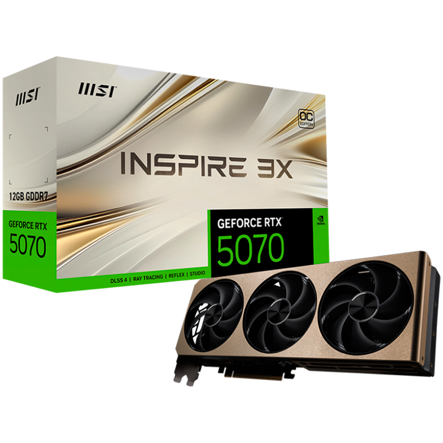 MSI Video Card Nvidia GeForce RTX 5070 12G