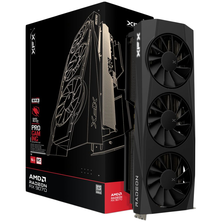 XFX Quicksilver AMD Radeon RX 9070 OC Gaming