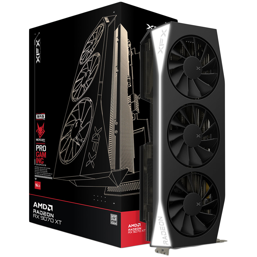 XFX Mercury AMD Radeon RX 9070XT Gaming Edition