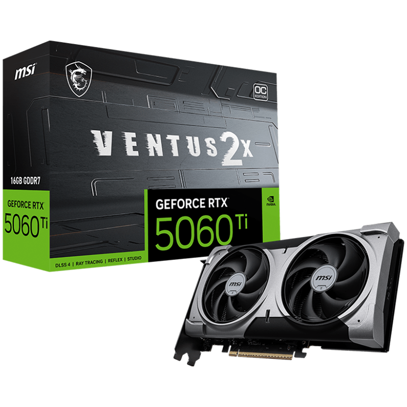MSI Ventus GeForce RTX 5060 Ti 16GB GDDR7 PCI