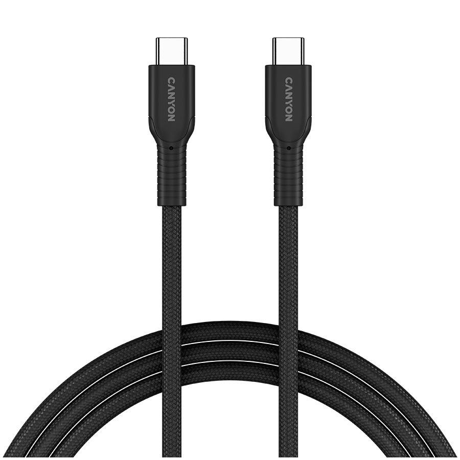 CANYON cable OnWire 60CL C-C 60W COLOR Braided 1m