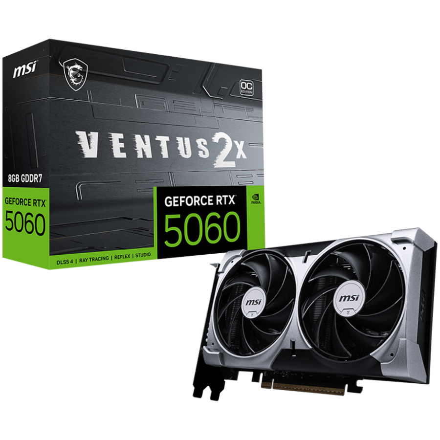 MSI Video Card NVIDIA GeForce RTX 5060 8G VENTUS