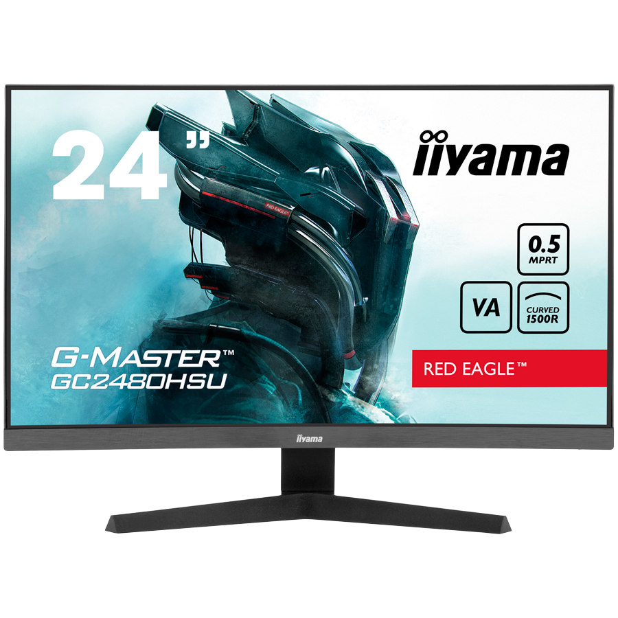 IIYAMA Monitor LED GC2480HSU-B1 23.6" VA Curved