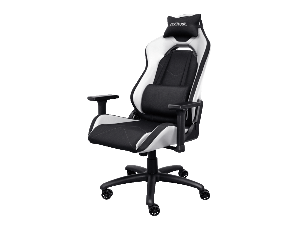 Trust GXT 714W gaming stolica RUYA, crno-bijela