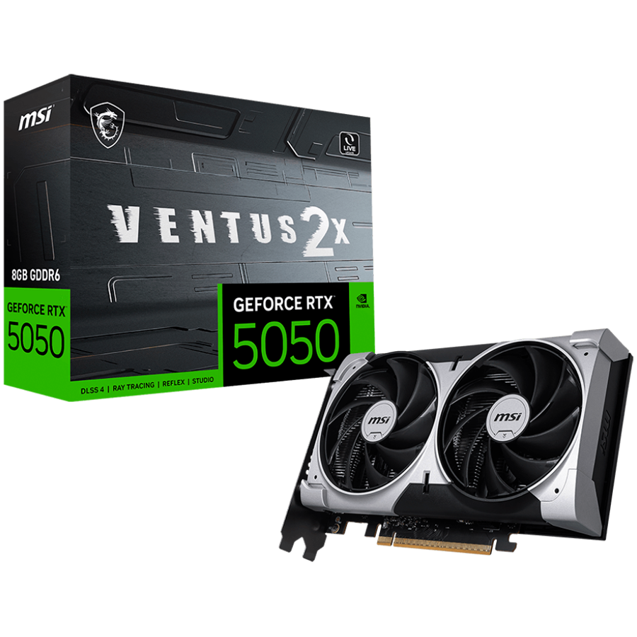 MSI GeForce RTX 5050 VENTUS 2X OC 8G Graphics