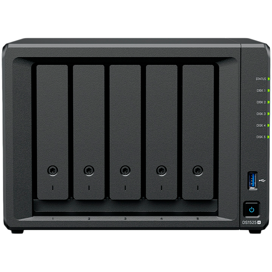 Synology DiskStation DS1525+ Tower, 5-Bays 3.5''