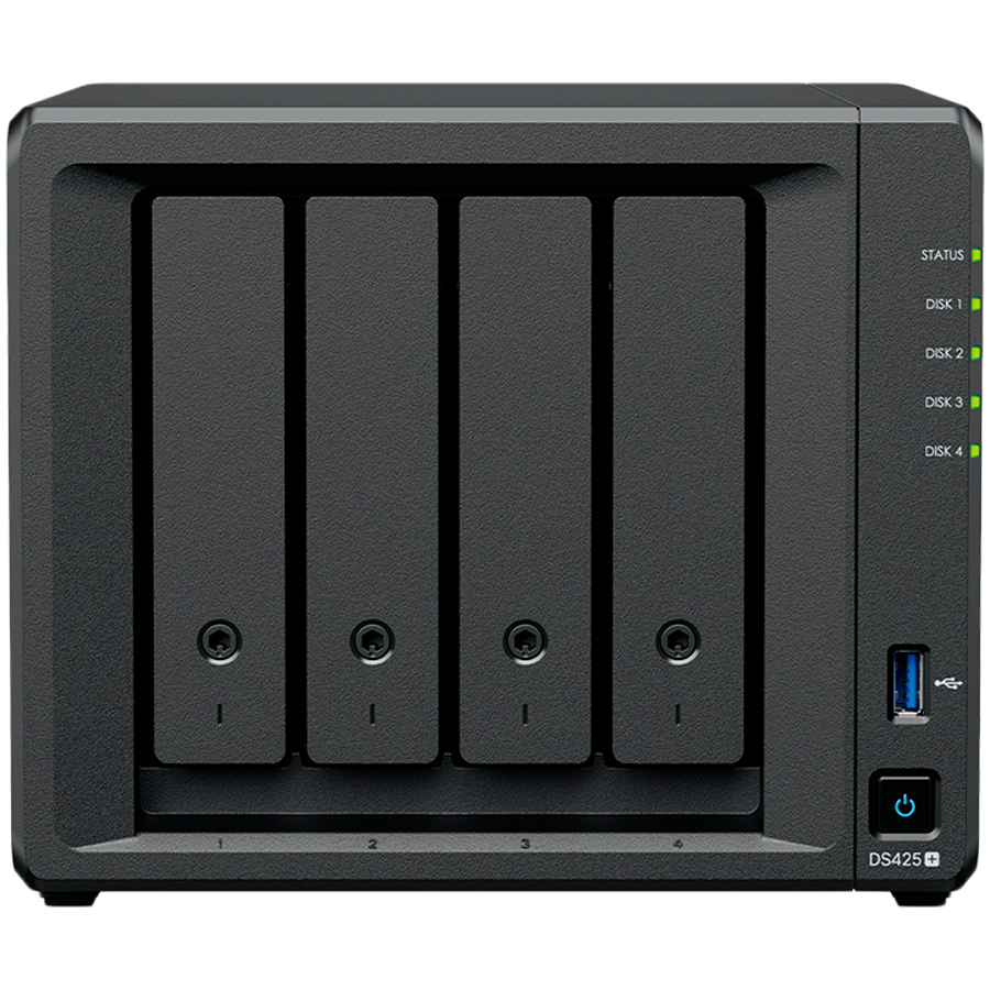 Synology DiskStation DS425+ Tower, 4-Bays 3.5''