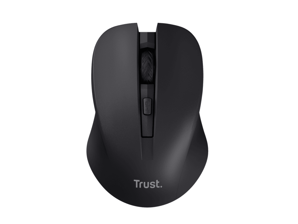 Trust Mydo silent wireless miš,crni, 1000-1800