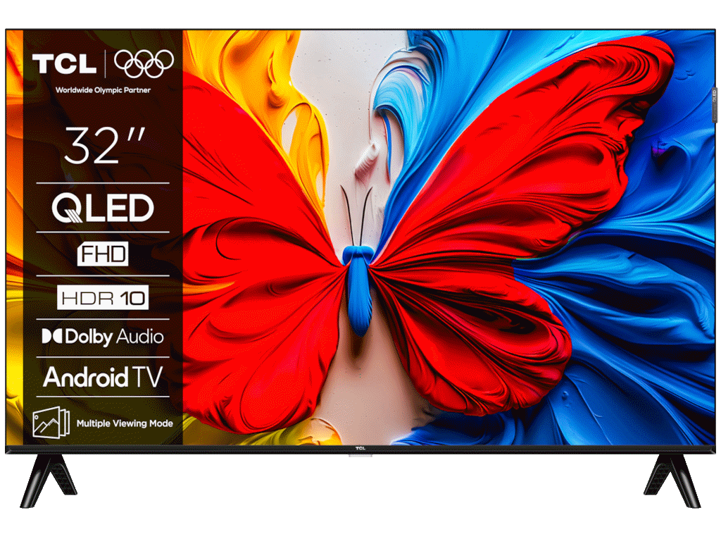 TCL 32"S5K FHD QLED TV60 Hz HDR 10 Android