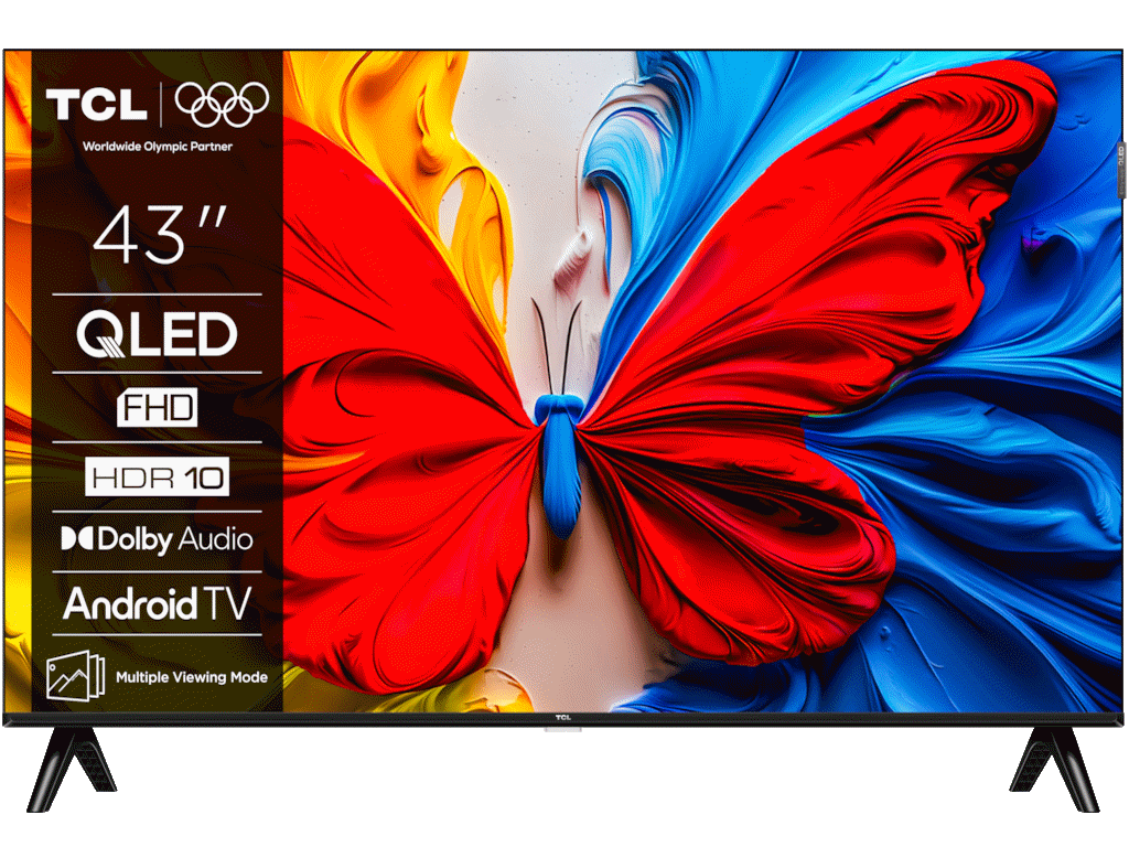 TCL 43"S5K FHD QLED TV60 Hz HDR 10 Android