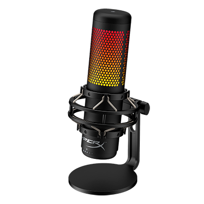 HyperX QuadCastUSB Microphone (Black-Red)Red
