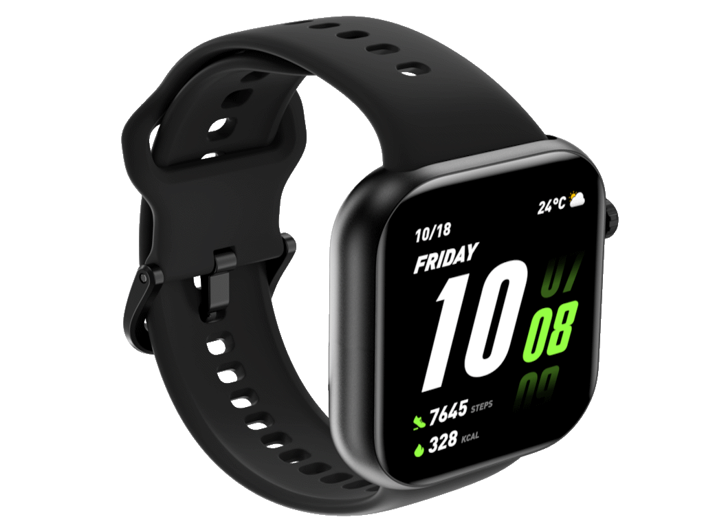 HONOR Choice Watch 2i Black1.85 AMOLED, 14 days