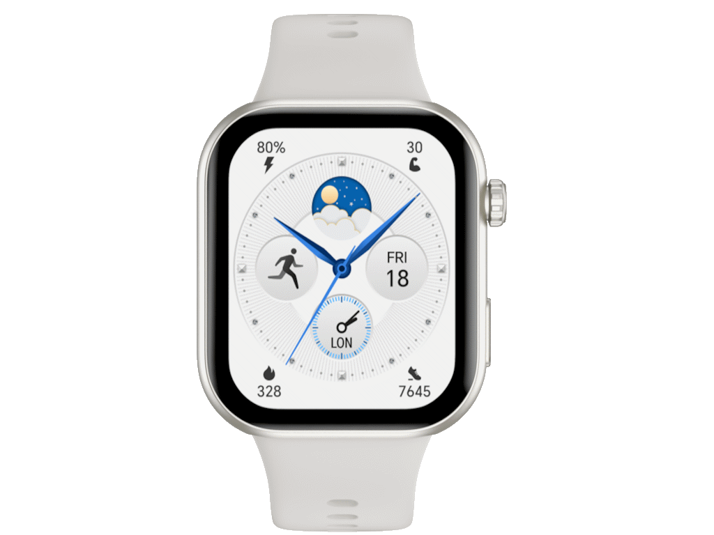 HONOR Choice Watch 2i White1.85 AMOLED, 14 days