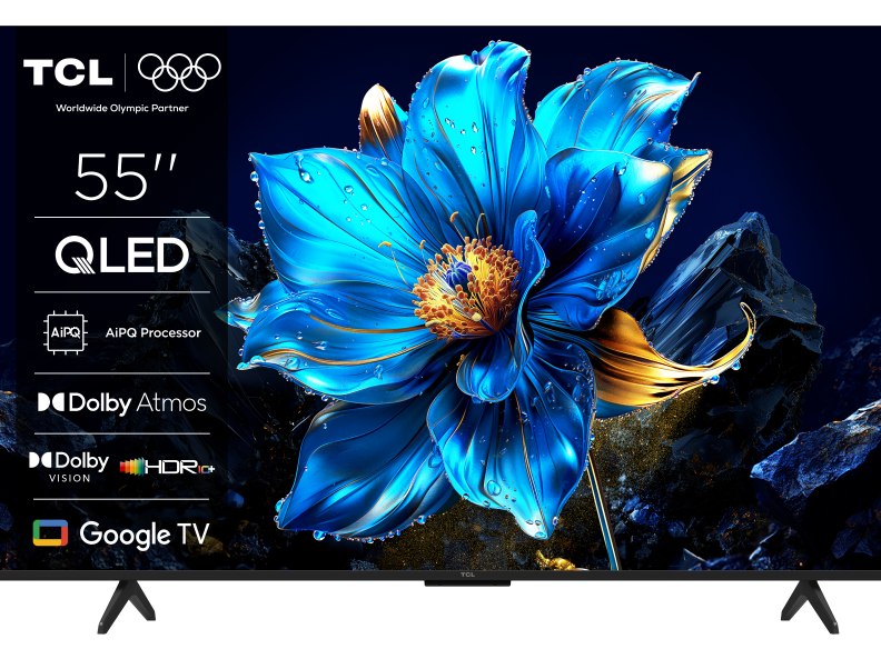 TCL 55"P7K 4K QLED TV 60HzGoogle TV; HDR