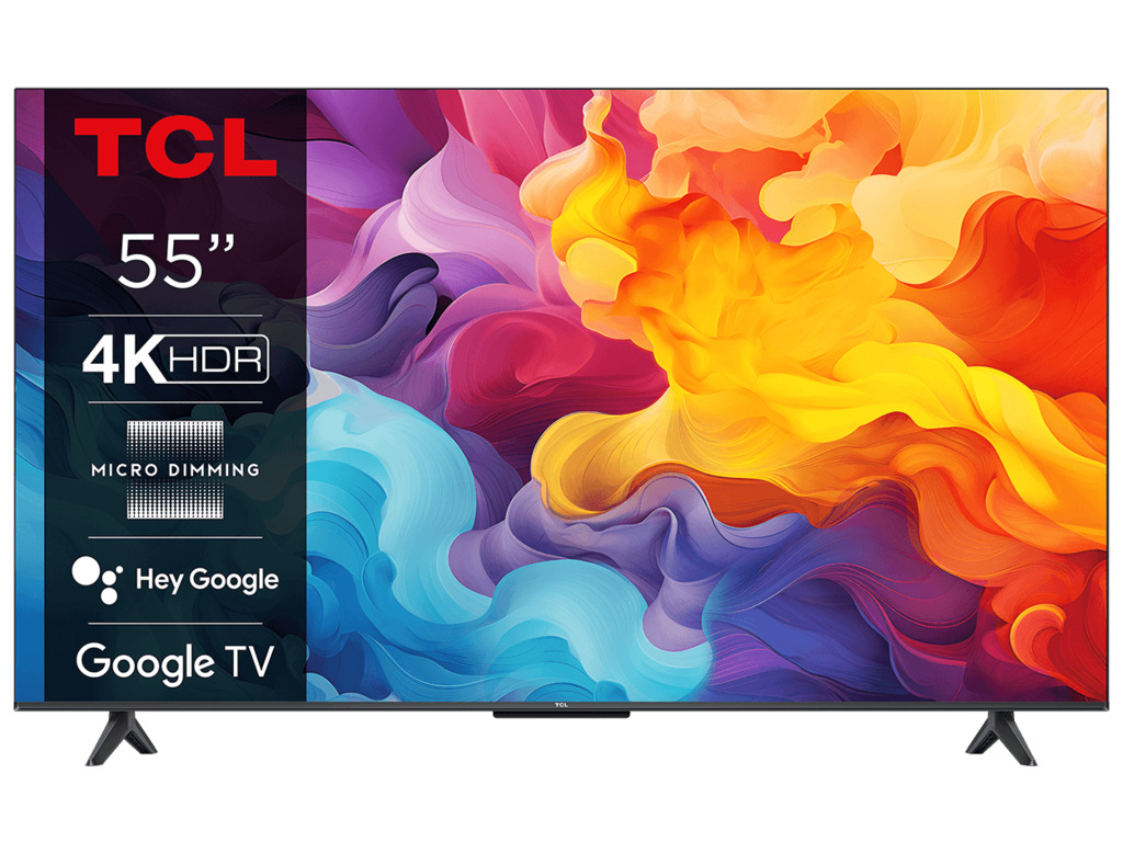 TCL 55"V6B 4K TV Google OSHDR10 and HDR HLG; HDMI