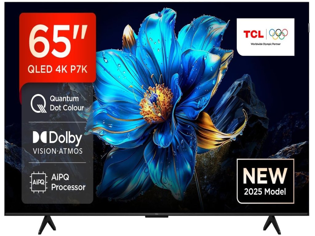 TCL 65"P7K 4K QLED TV 60HzGoogle TV; HDR