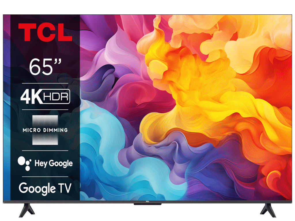 TCL 65"V6B 4K TV Google OSHDR10 and HDR HLG; HDMI