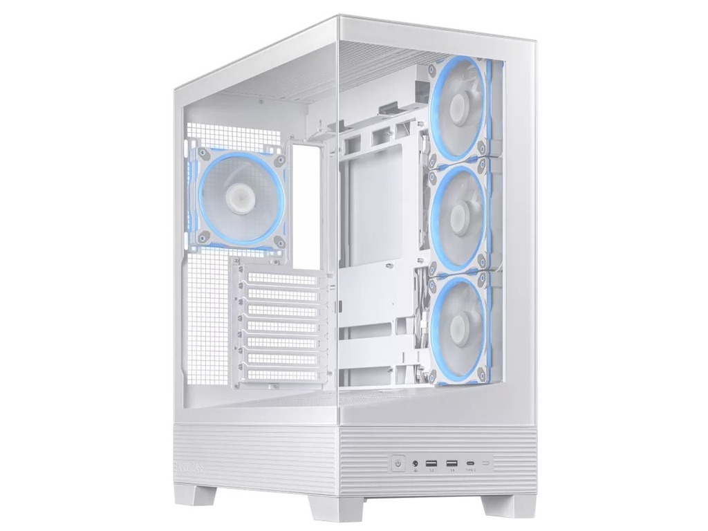 ASUS CASE A31 PLUS TG ARGB WHTMid-tower, ATX, 7