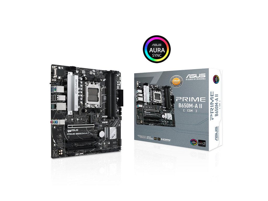 ASUS MB PRIME B650M-A II-CSMAMD B650;AM5;4xDDR51x