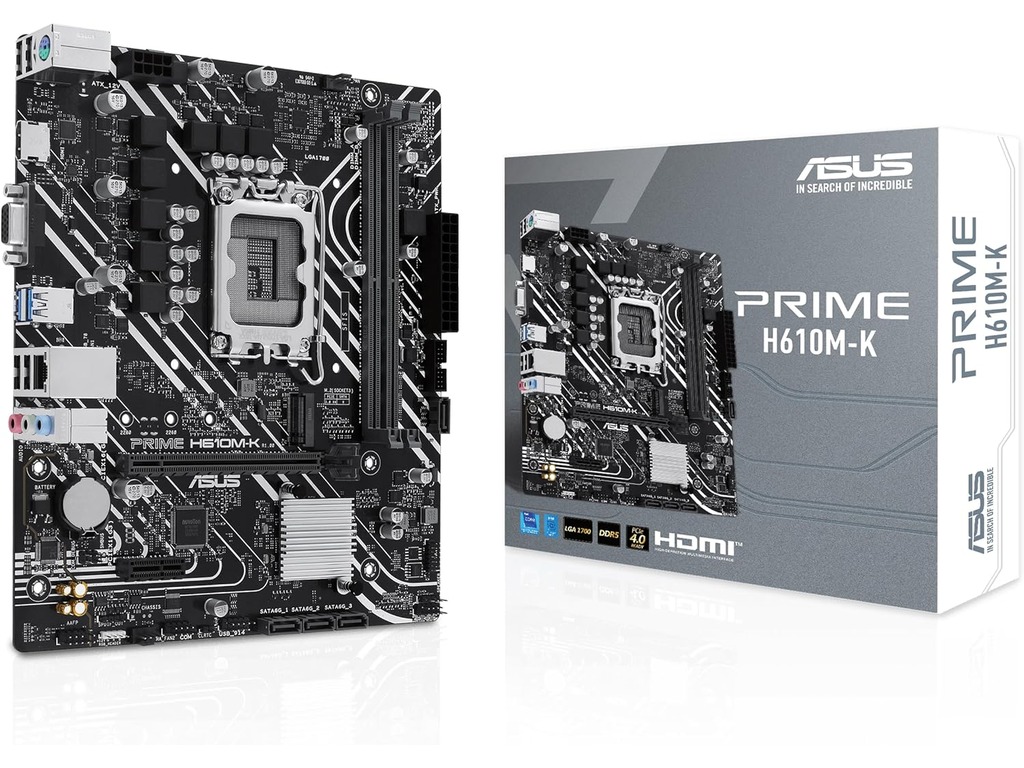 ASUS MB PRIME H610M-KLGA 1700, 2x DDR5,1x