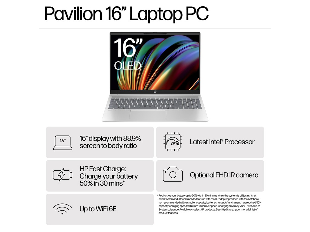 HP Pavilion Laptop 16-af0009nm16" FHD, U5-125U