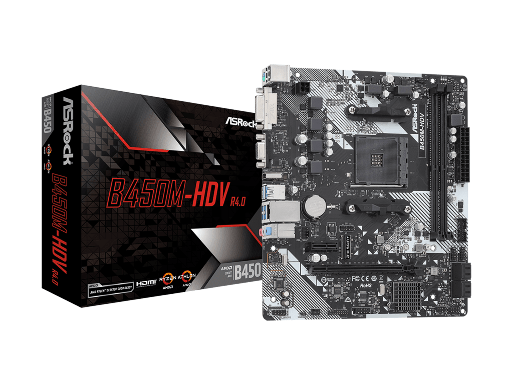 ASROCK MB B450M-HDV R4.0AMD
