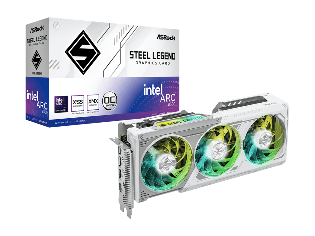 ASROCK B580 SL 12GO OC VGASteel Legend, Intel Arc