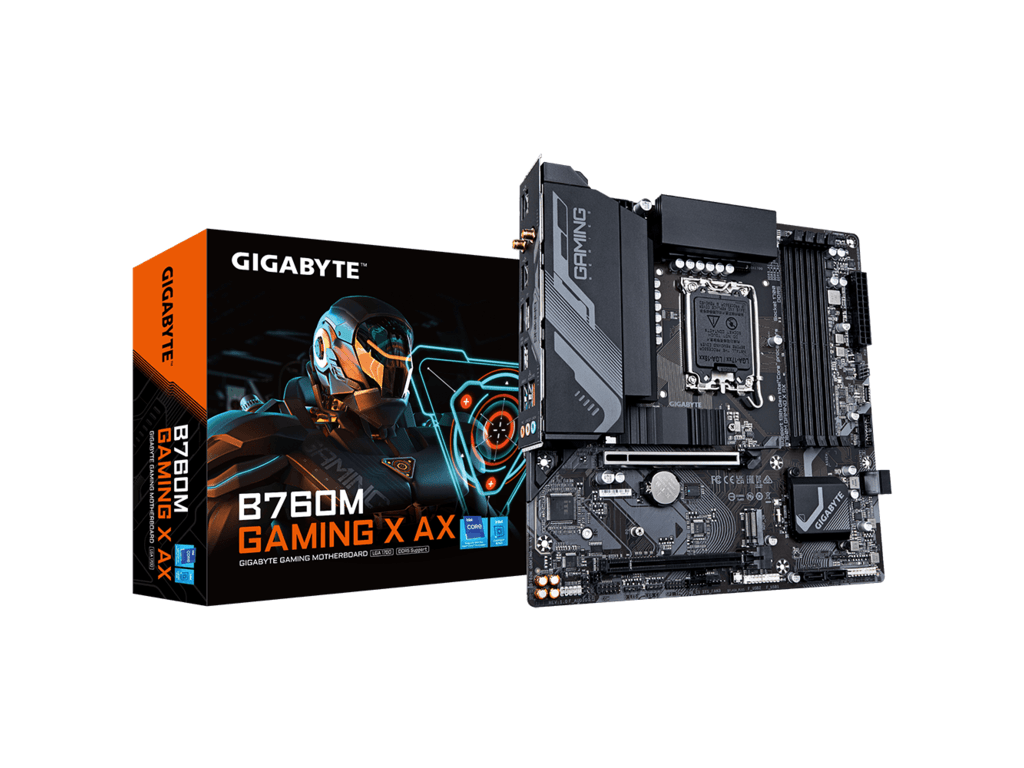 Gigabyte B760M Gaming X AX G12LGA1700; 4xDDR5