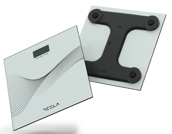 TESLA Tjelesna vaga BS103WKapacite 180 kg; 2XAAA