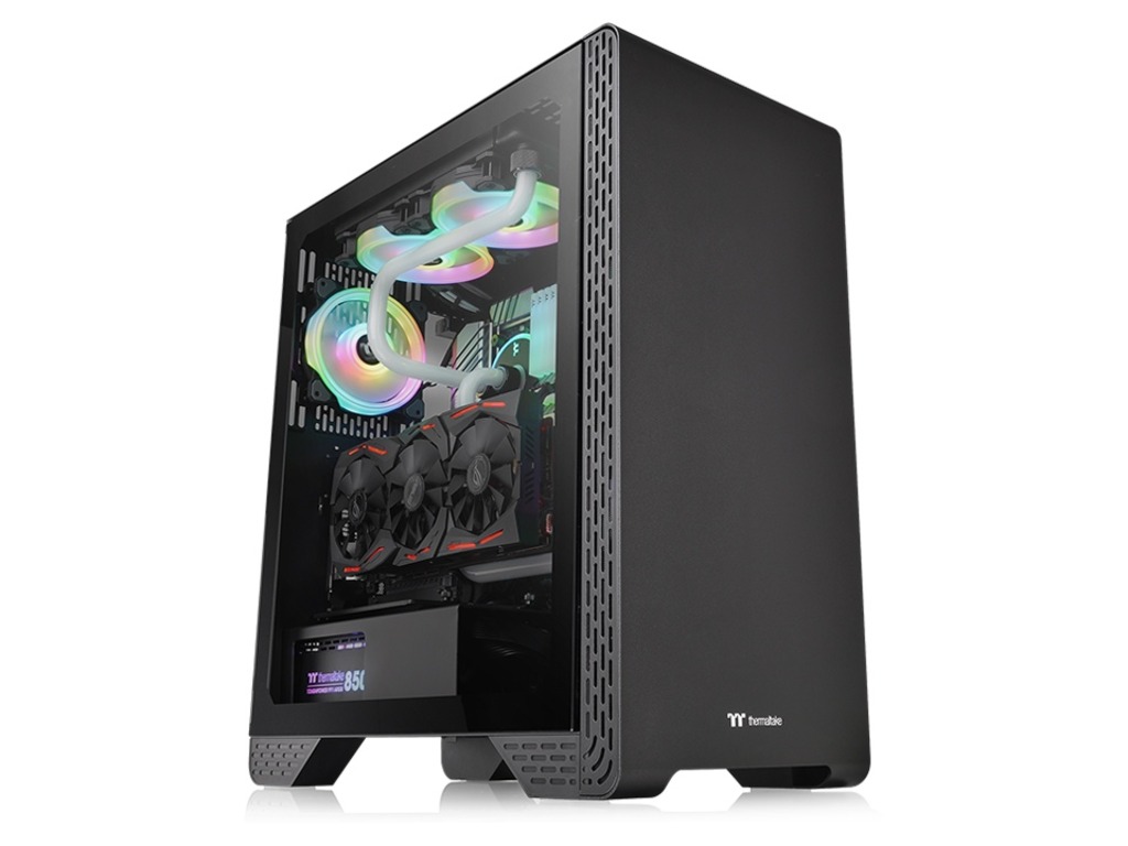 Thermaltake S300 TG Mid tower case, tempered