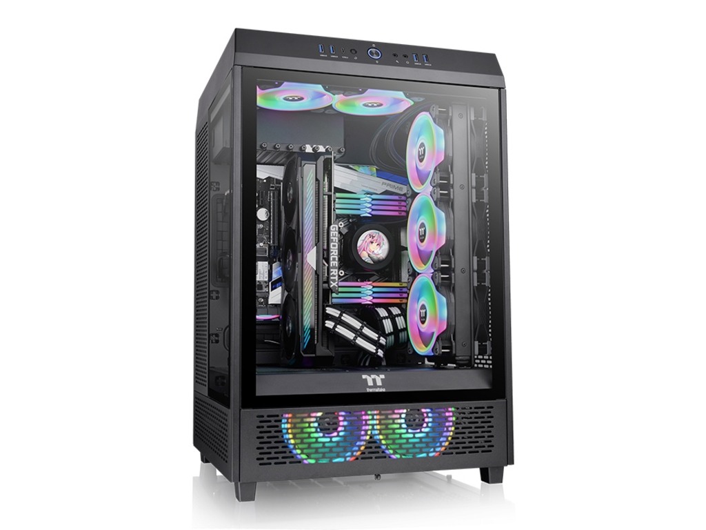 Thermaltake The Tower 500 Mid tower case, TG, 2x