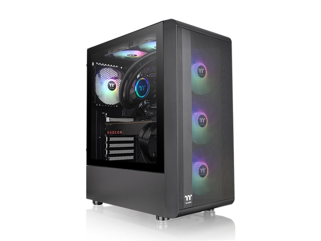 Thermaltake S200 TG ARGB Mid tower case, 3x ARGB