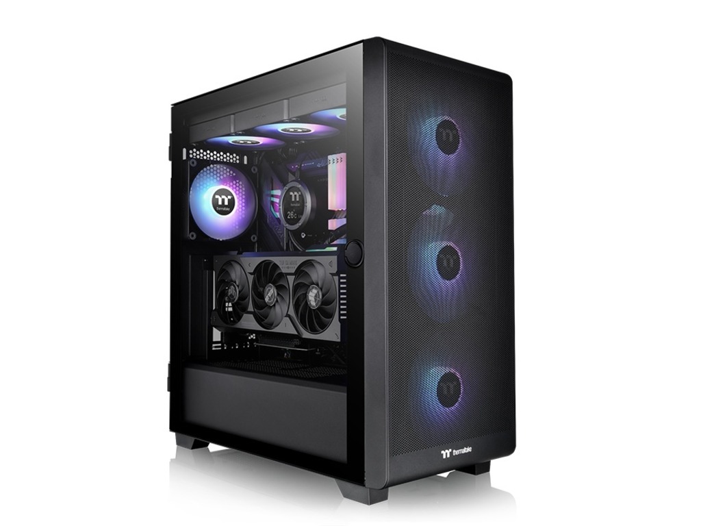 Thermaltake S250 TG ARGBMid tower case, tempered