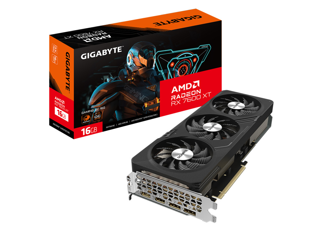 Gigabyte RX 7600 XT Gaming OC16GB GDDR6