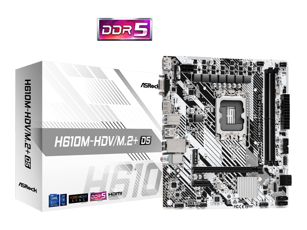 ASROCK MB H610M-HDV/M.2+ D5Intel