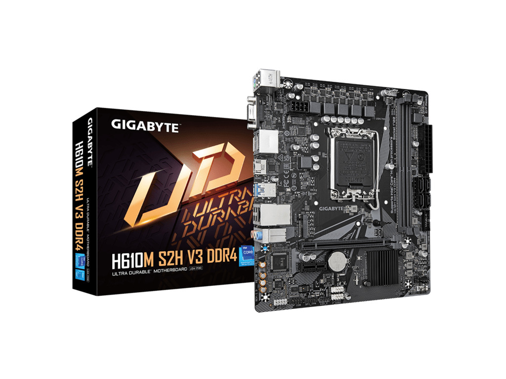 Gigabyte H610M S2H V3 DDR4LGA1700; 2xDDR4; M.2