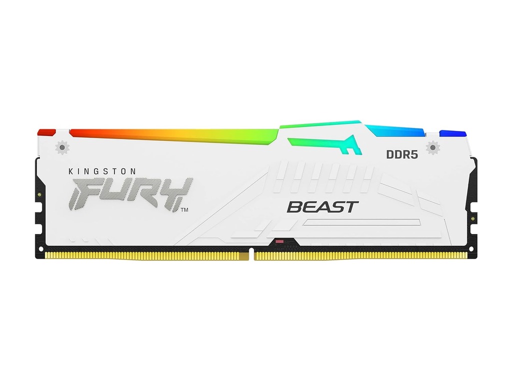 Kingston 16GB 6000MHz DDR5WRGBWhite RGB,Fury Beast
