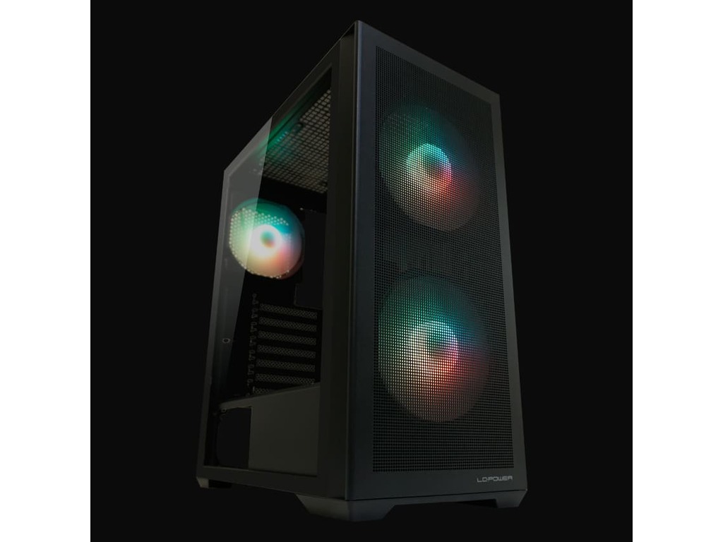 LC-Power Case Gaming 717BMeshwork_L Dark,2x 140mm