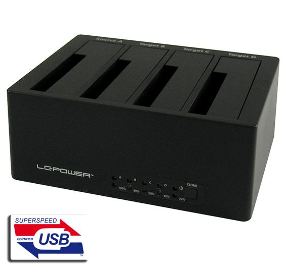 LC-Power LC-DOCK-U3-4BHDD docking station2,5"/3,5"
